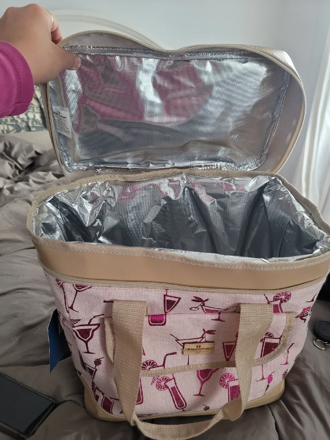 Natural Elements Insulated Cooler Bag image indicator(6)