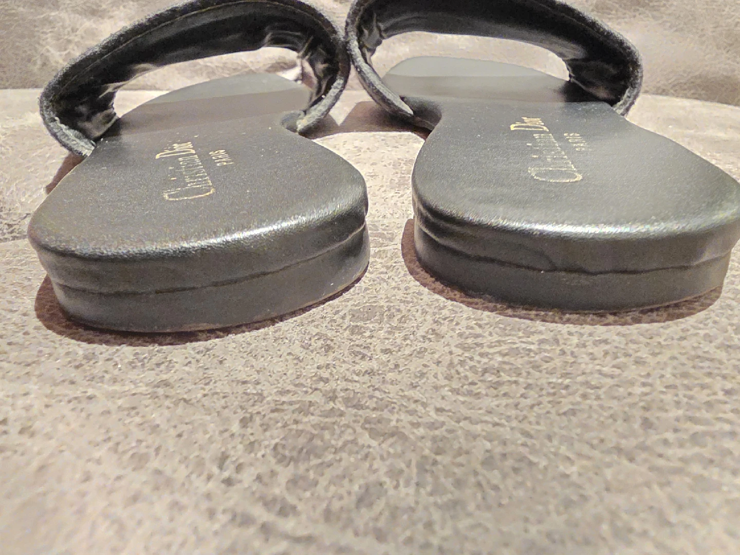 Christian Dior Paris Slides - Size 38 - photo 2