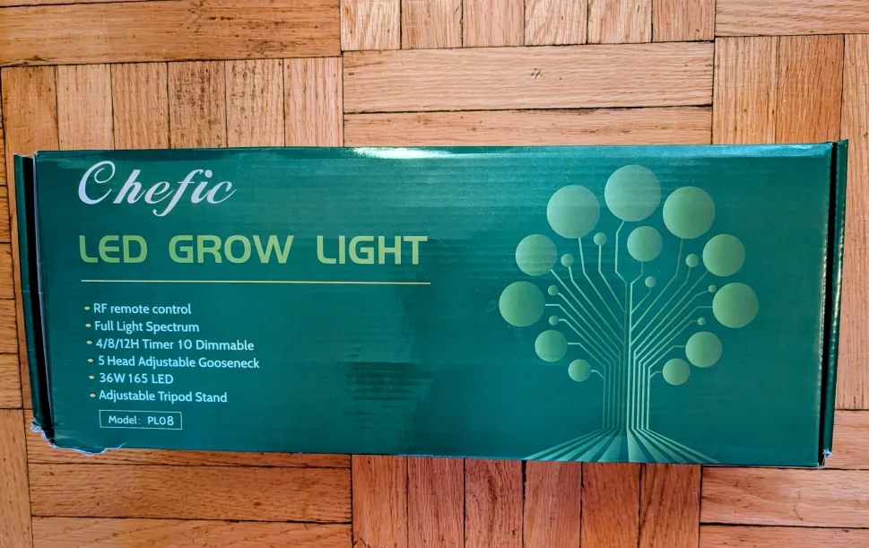 Chefic LED Grow Light - Full Spectrum, Dimmable image indicator(2)