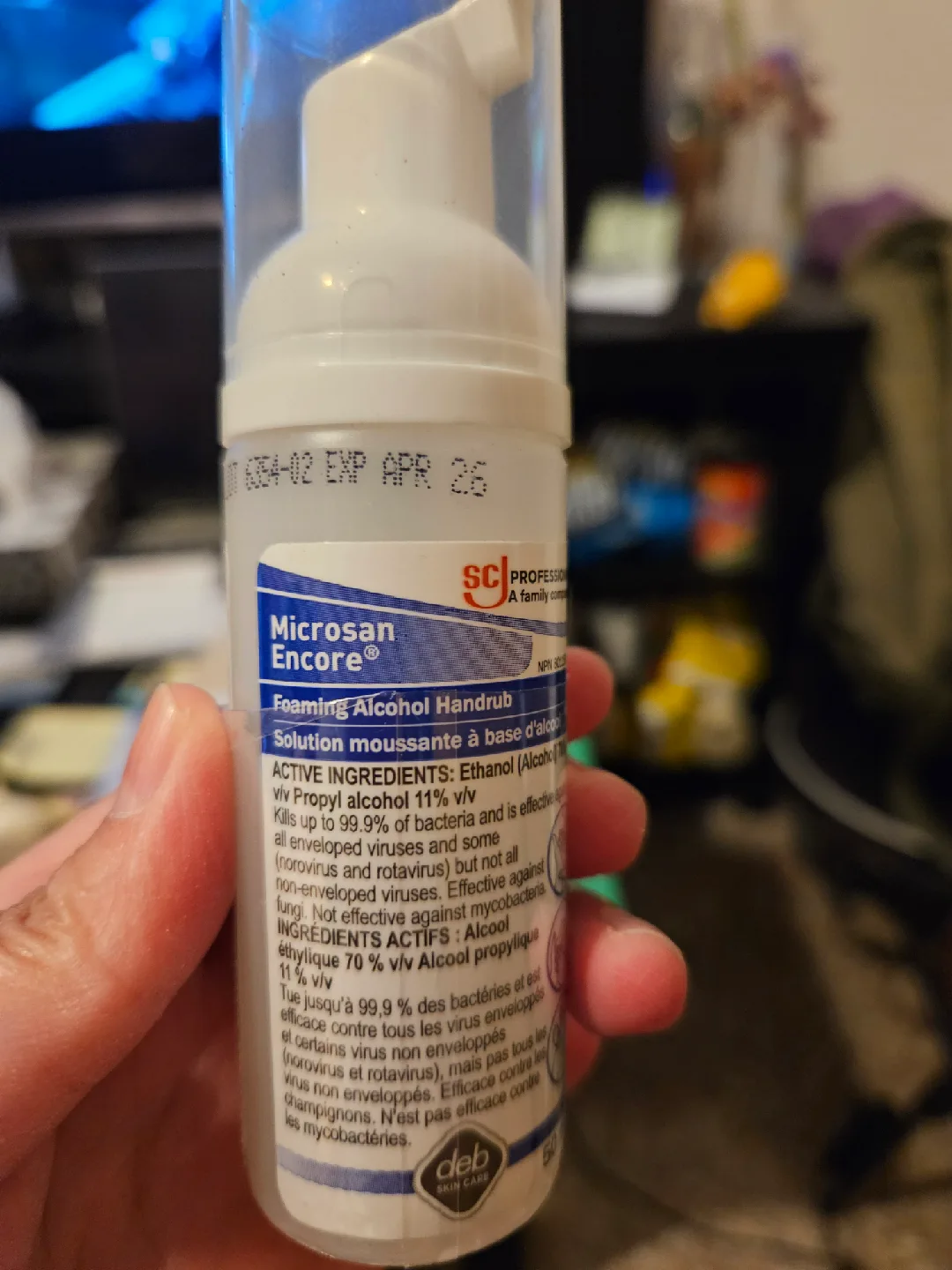 Microsan Encore Foaming Alcohol Handrub - Exp Apr 2026