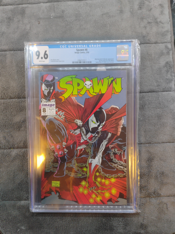 Spawn #8 CGC 9.6 Graded Comic