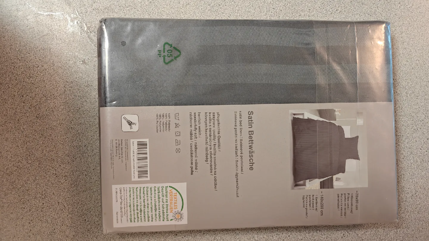 Satin Bettwäsche Bedding Set 70x90cm + 140x200cm - New image indicator(2)