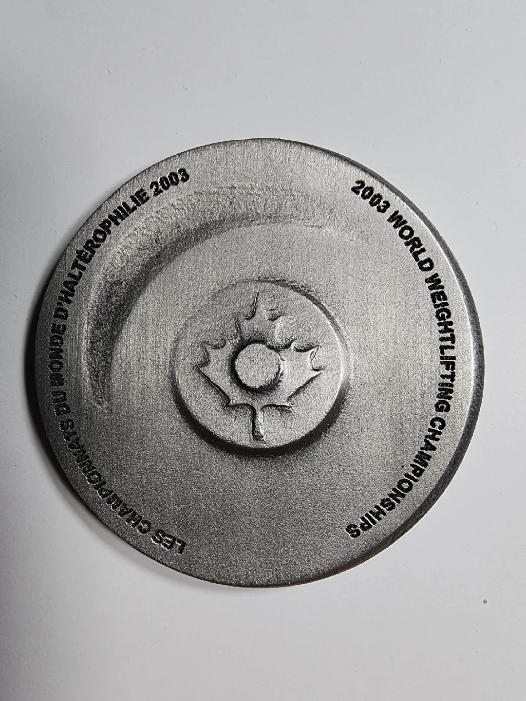 2003 World Weightlifting Championships Medal image indicator(2)