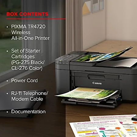 (NEW⭐) Canon Wireless printer (Print, copy, scan and fax)