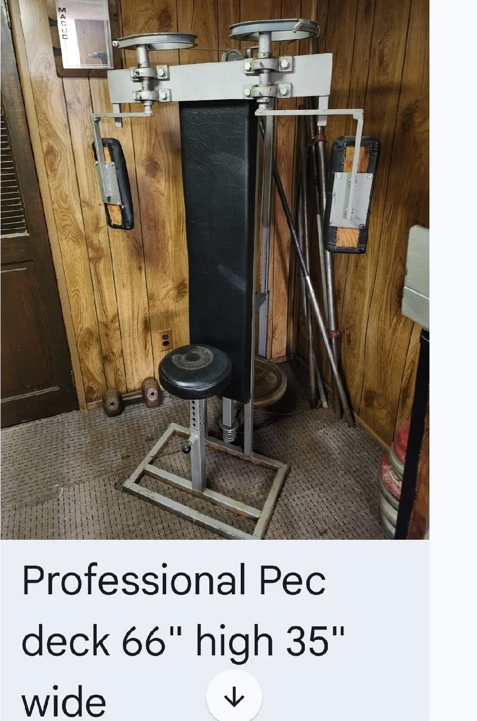 Gym Equipment  Lou Ferringo. Purchased at the Brooklyn gym store image indicator(5)