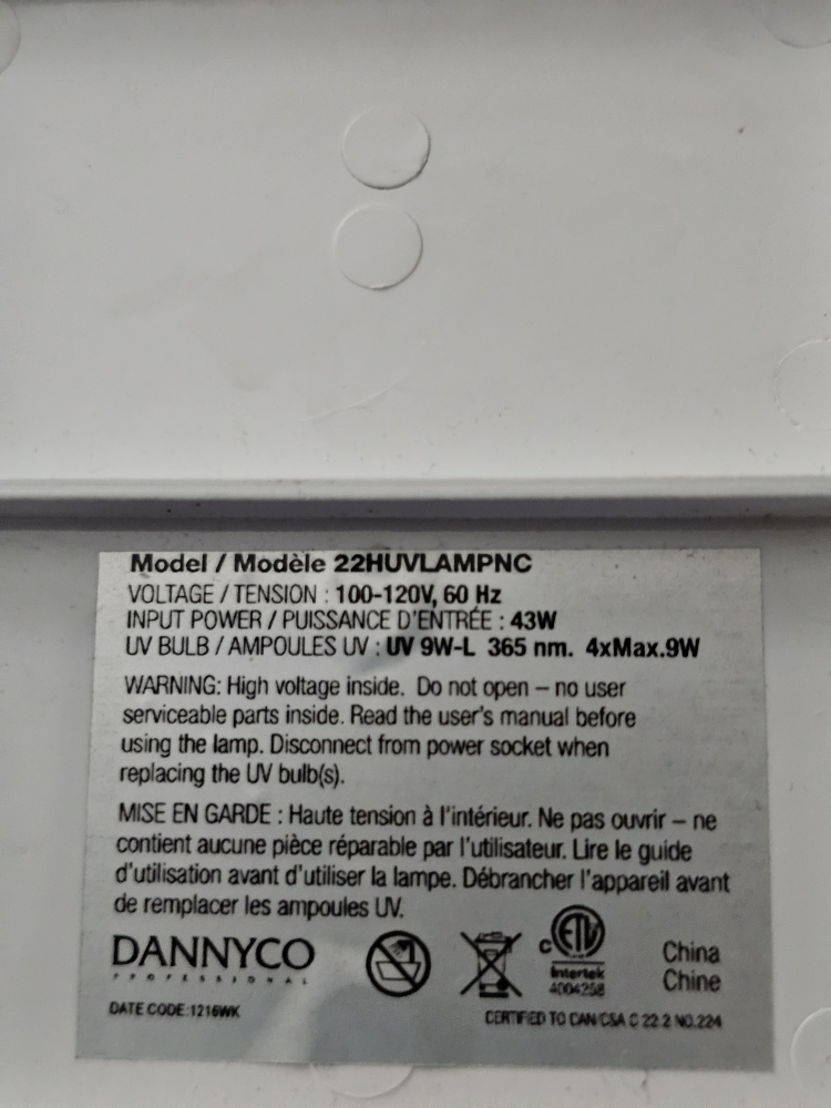 Silkline Professional 22HUVLAMPCNC UV Lamp - photo 4