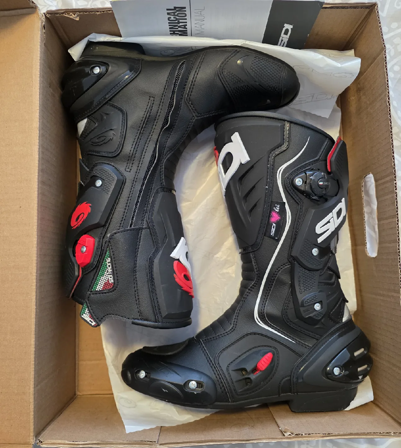 Stivali Vertigo 2 Lei Black Motorcycle Boots - EUR 39 US 7.7 image indicator(4)