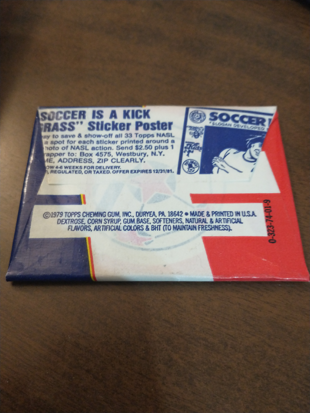1979 Topps NASL stickers box of 36 packs - photo 4