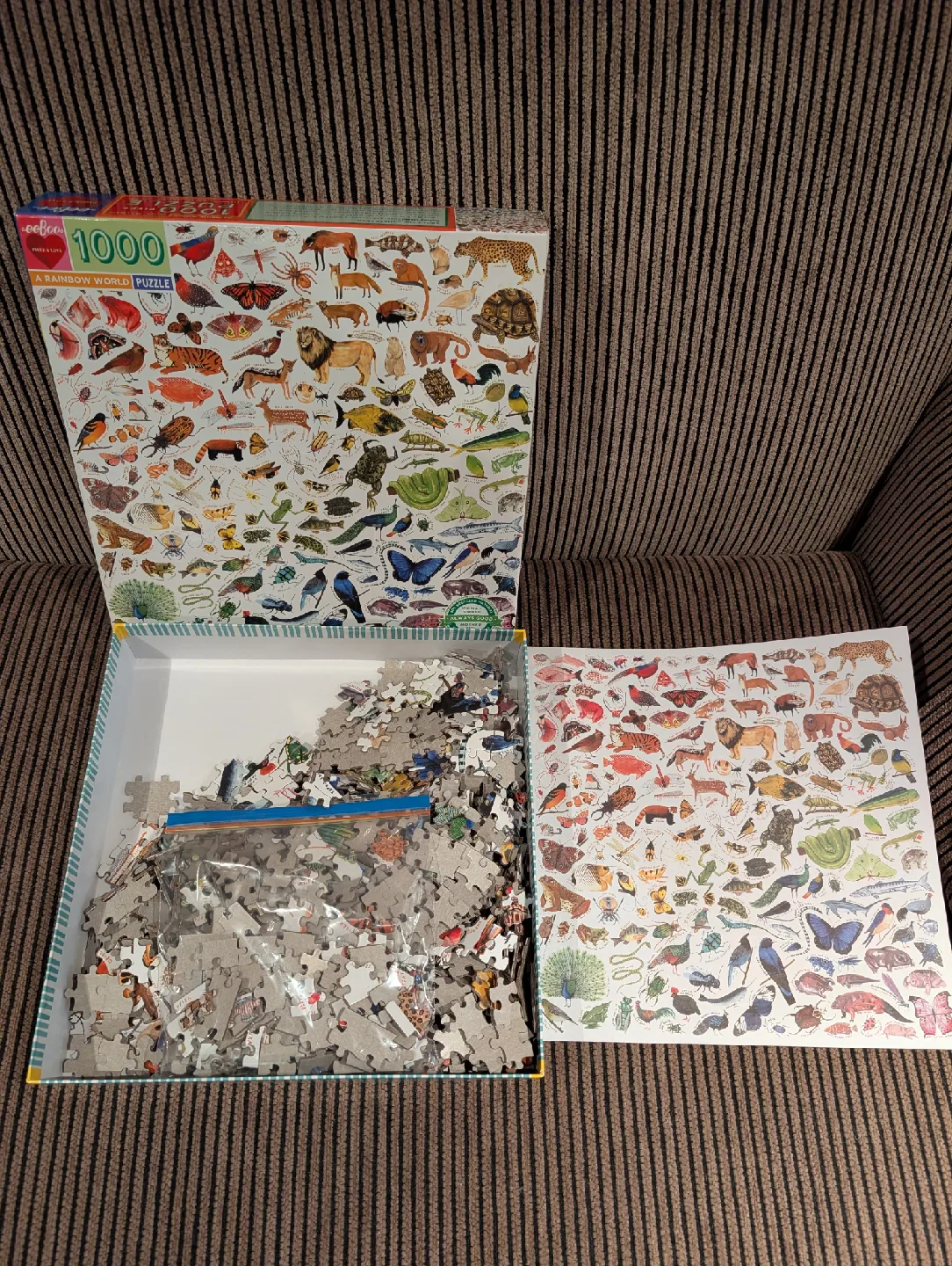 eeBoo Rainbow World 1000 Piece Puzzle image indicator(2)