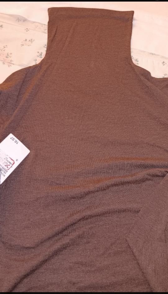 Cocoa Brown Long Sleeve Top - Size S (new) - photo 3