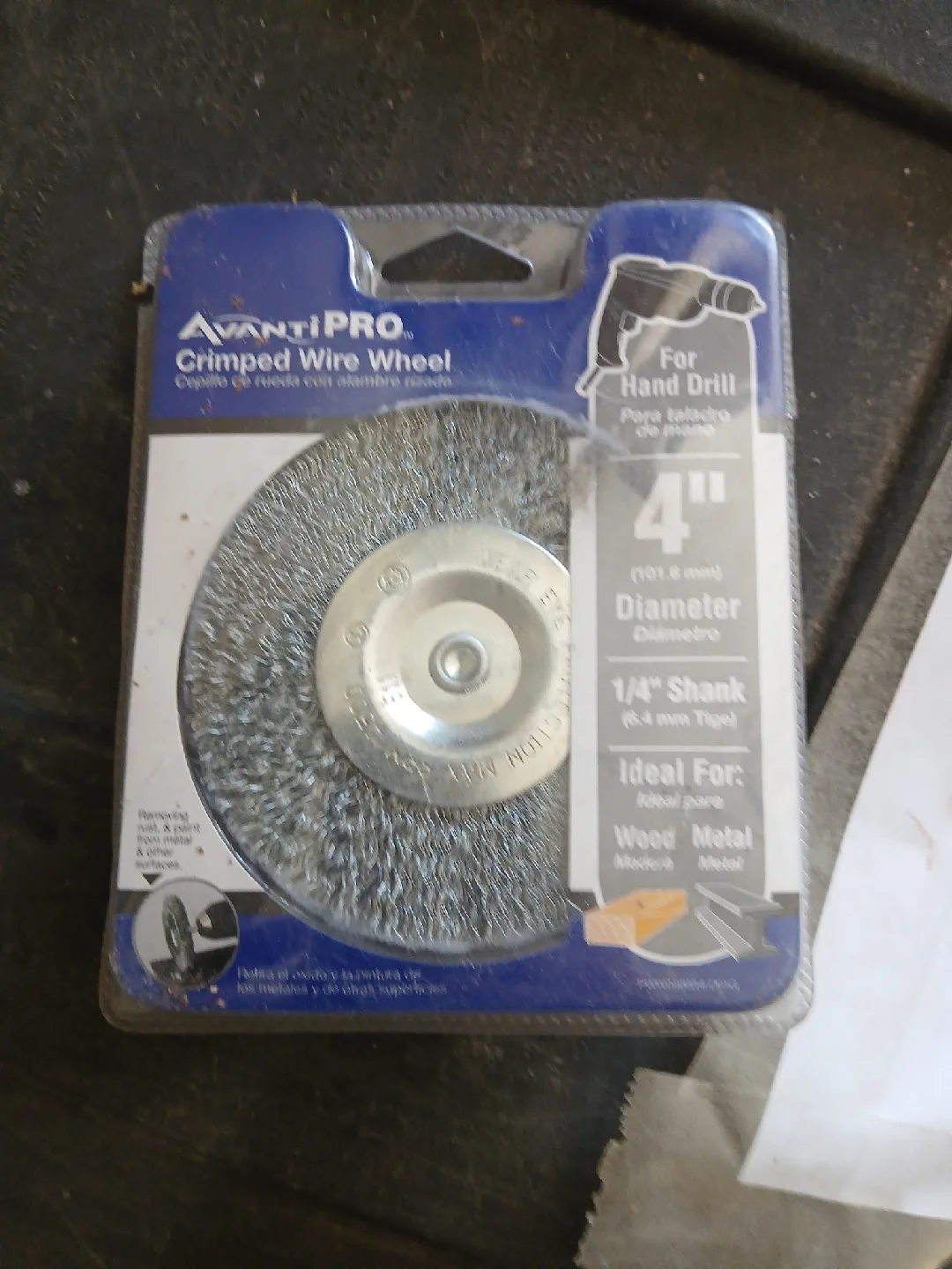Avanti Pro 4" Crimped Wire Wheel for Hand Drill - New thumbnail