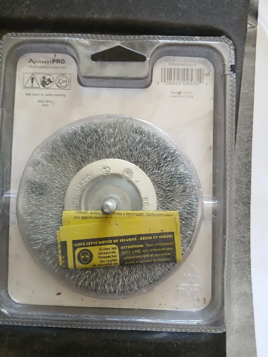 Avanti Pro 4" Crimped Wire Wheel for Hand Drill - New image indicator(2)