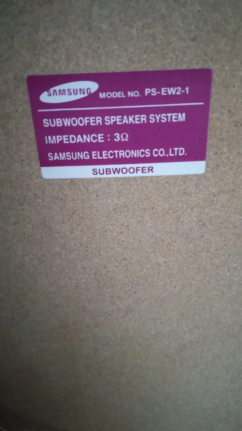 Samsung PS-EW2-1 Subwoofer Speaker System image indicator(3)