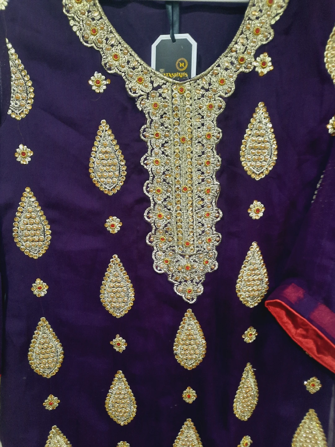 embroidered fancy chiffon suits - photo 2