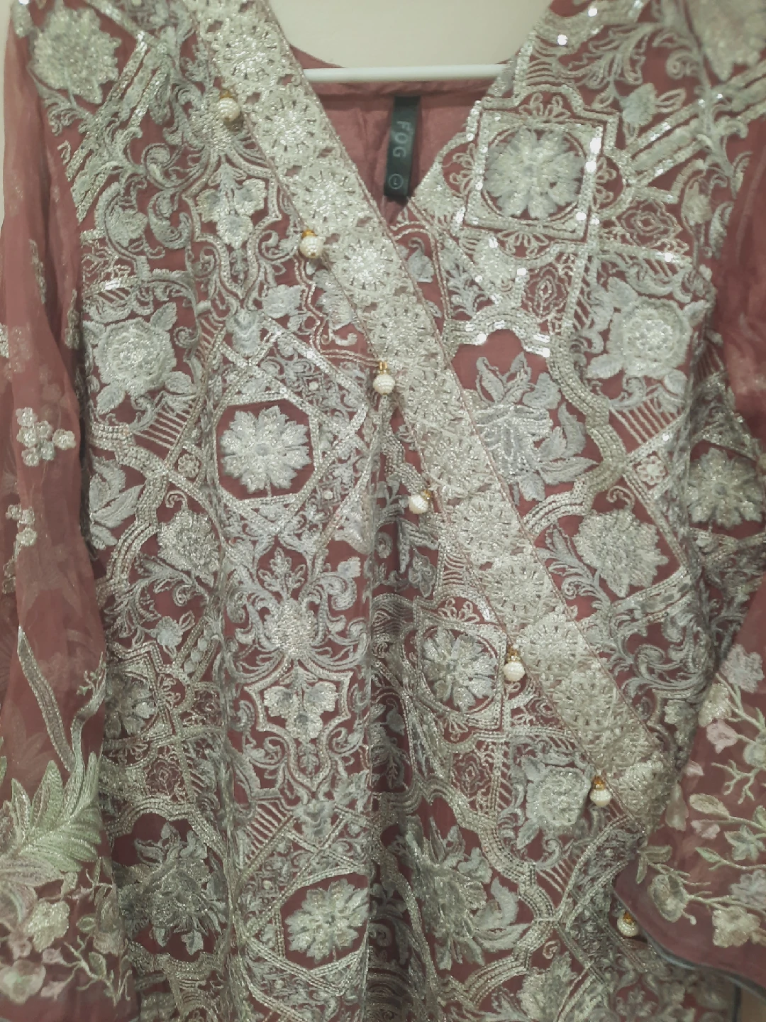 embroidered fancy chiffon suits - photo 5