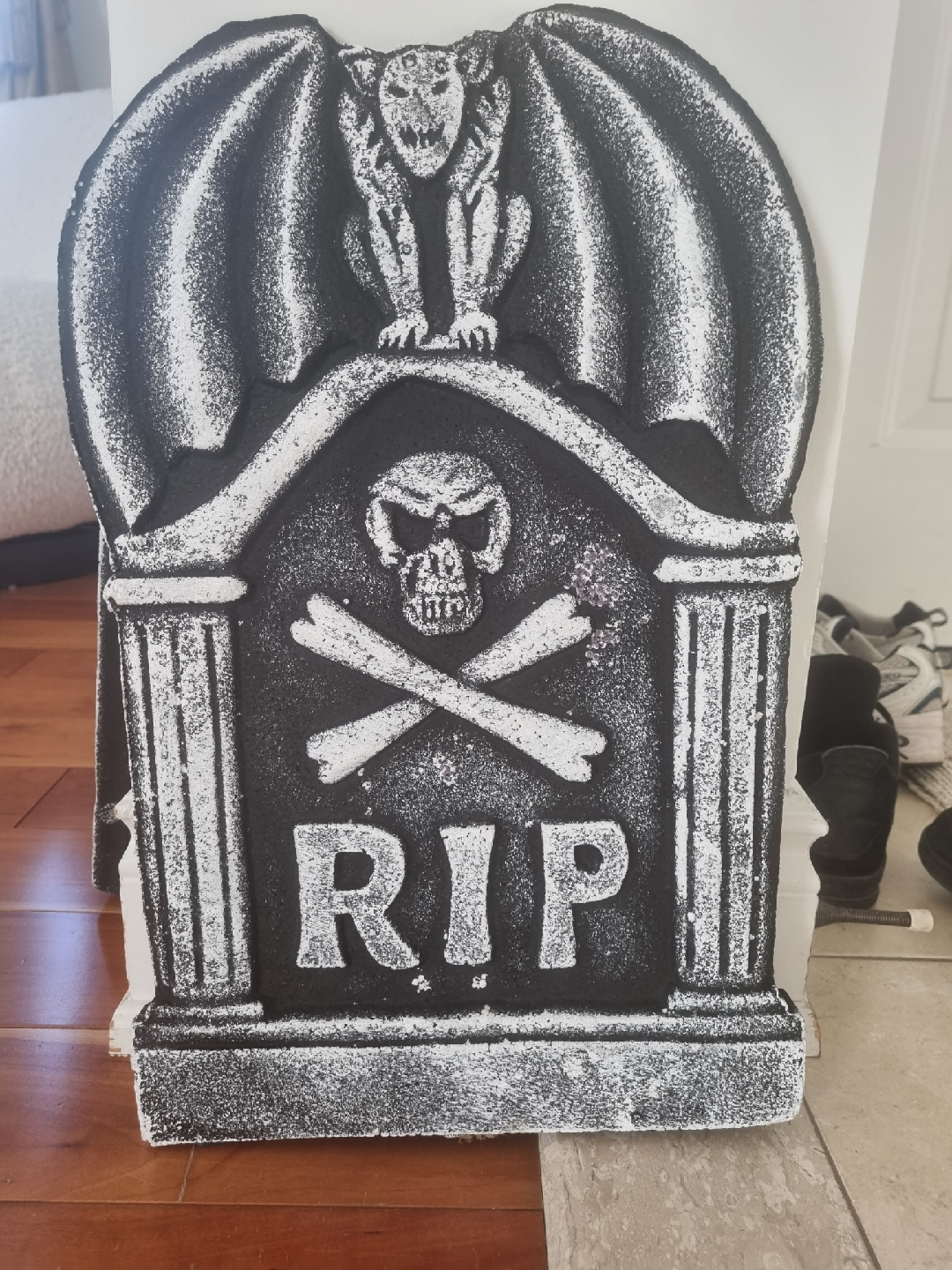 Halloween Tombstone Decorations - Set of 6 - photo 4