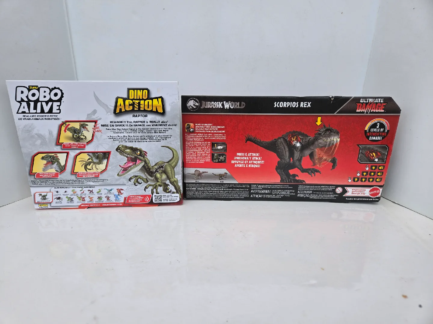 2 dinosaur toys zuru jurassic park NEW image indicator(4)