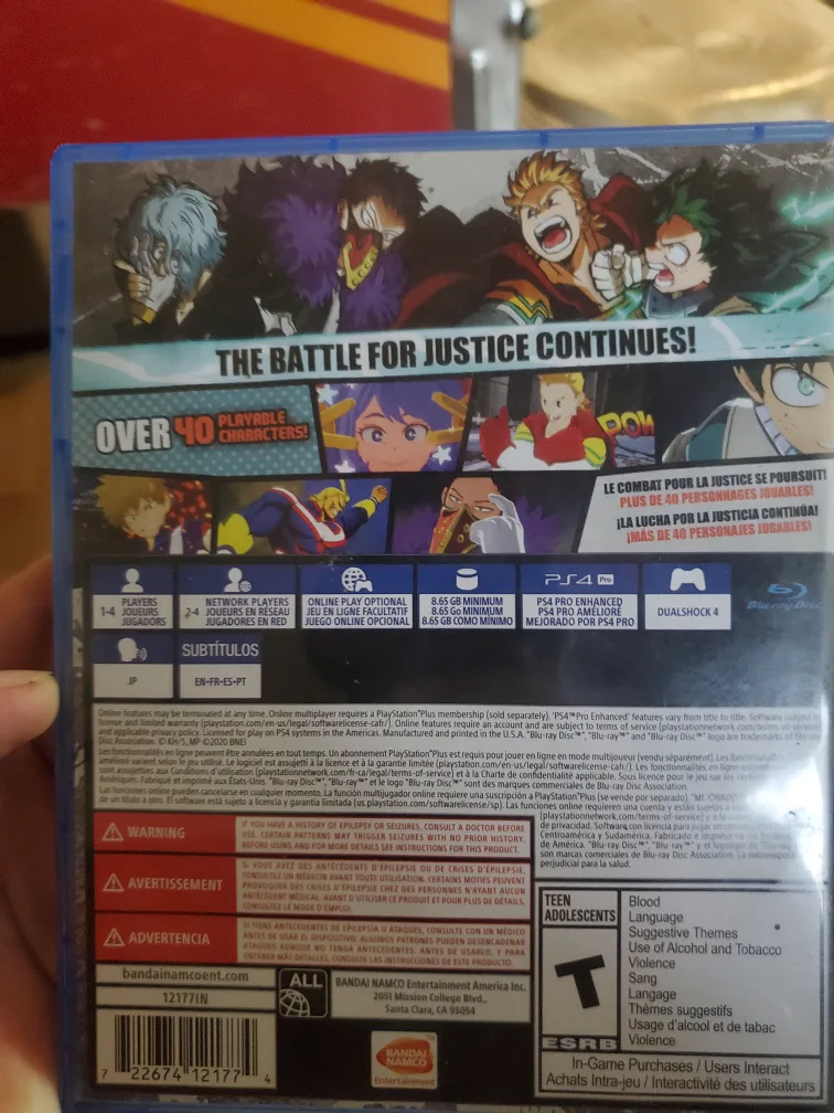 My Hero One's Justice 2 - PS4 Game image indicator(3)