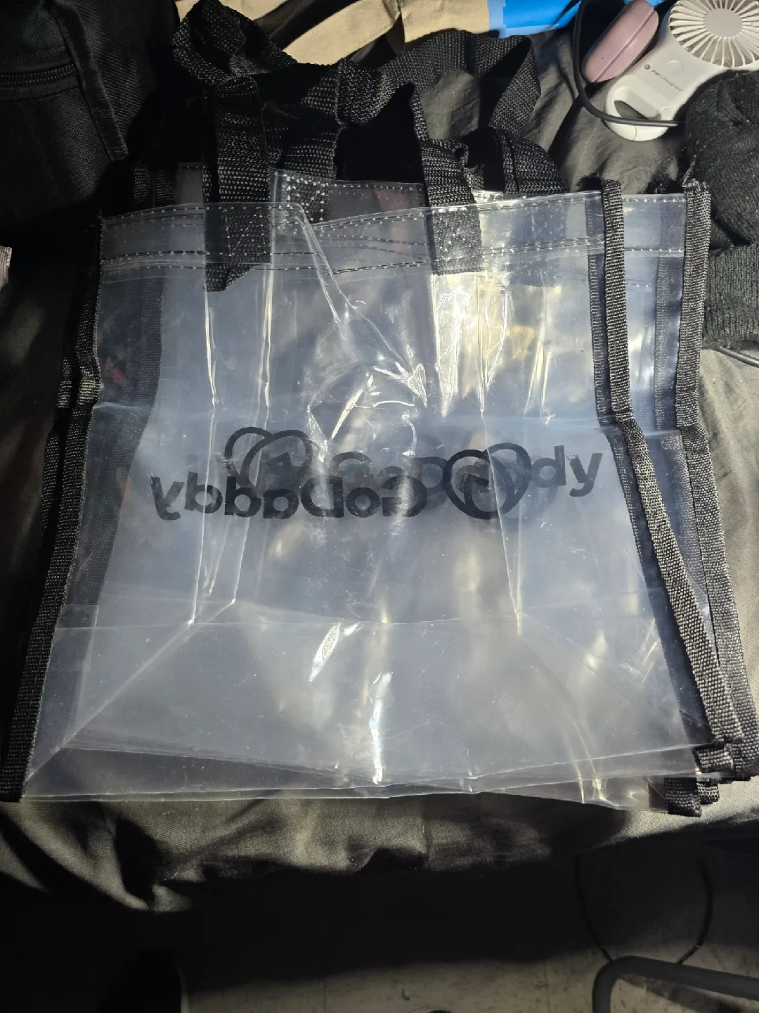 GoDaddy Clear Tote Bag thumbnail