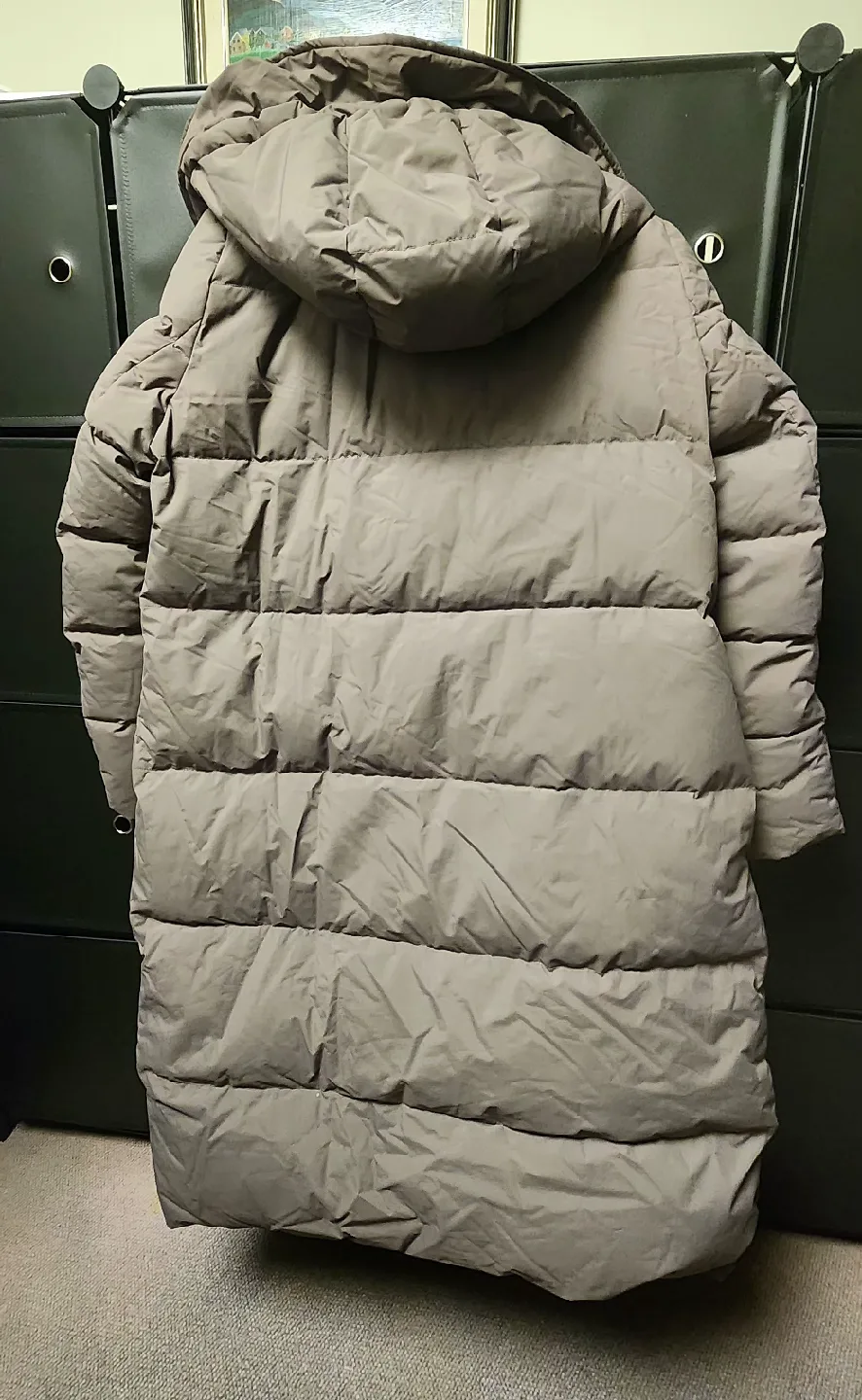 Korean Shesmiss Long puffer jacket image indicator(2)