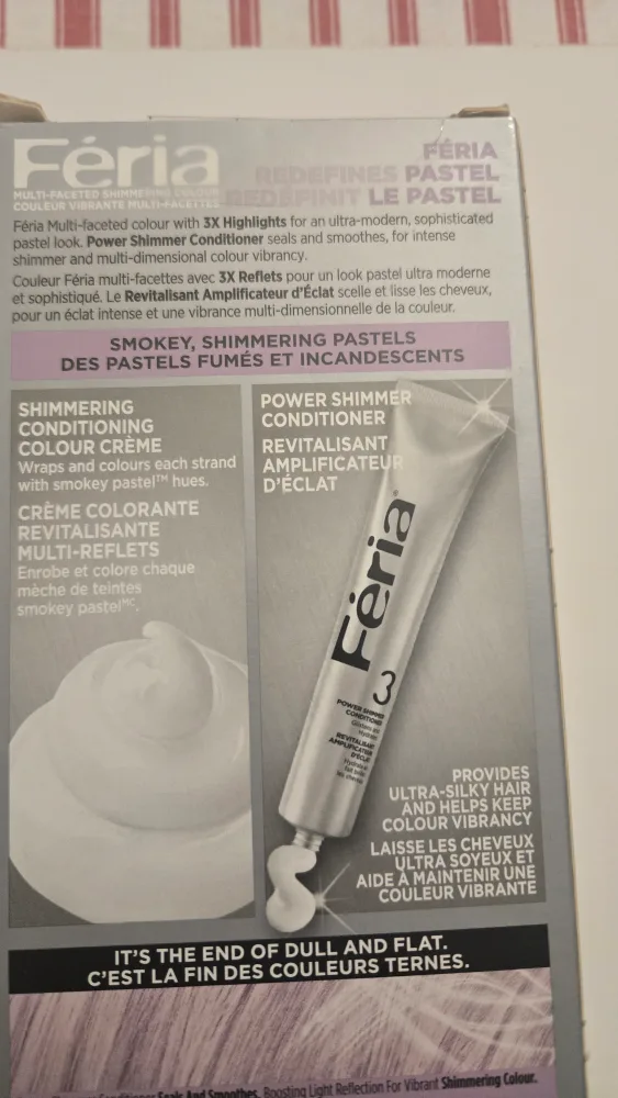 L'Oreal Feria P12 Smokey Pastels Hair Dye image indicator(3)