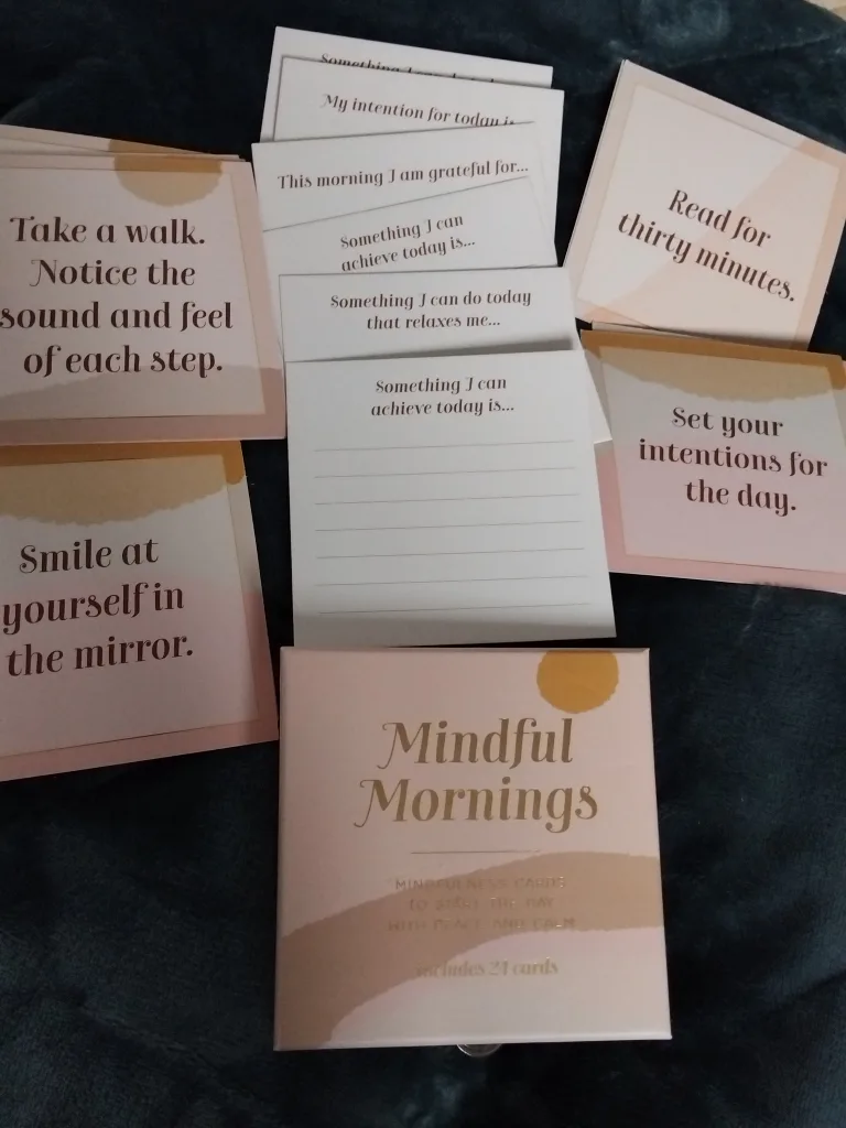 Mindful Mornings Cards - 24 Cards Included image indicator(2)
