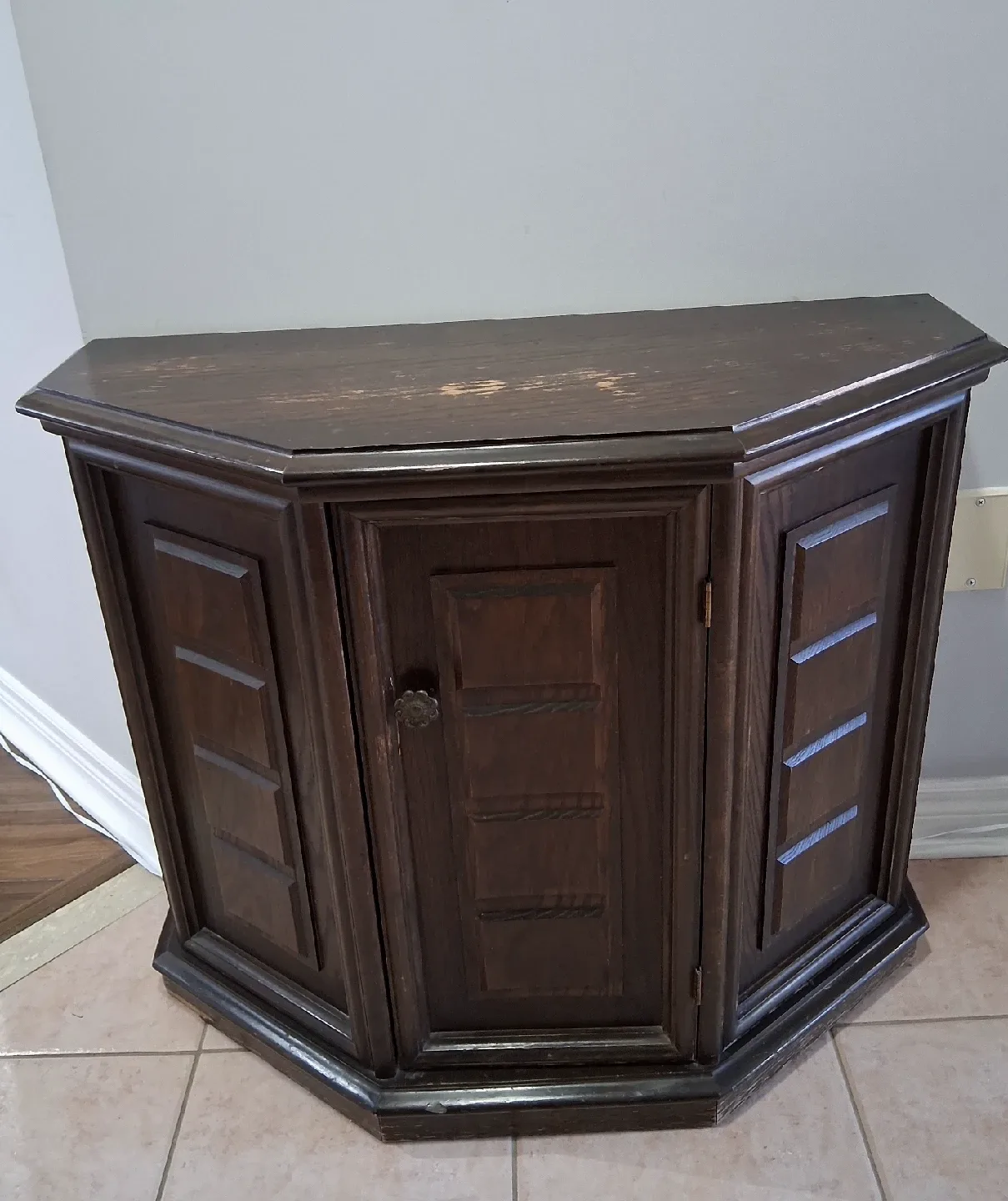 Dark Brown Wooden Cabinet image indicator(2)