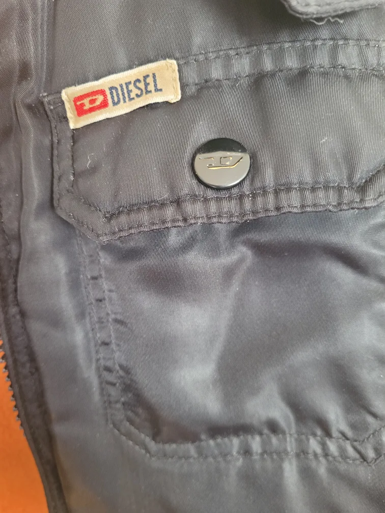 Diesel Black Jacket with Sherpa Collar image indicator(4)