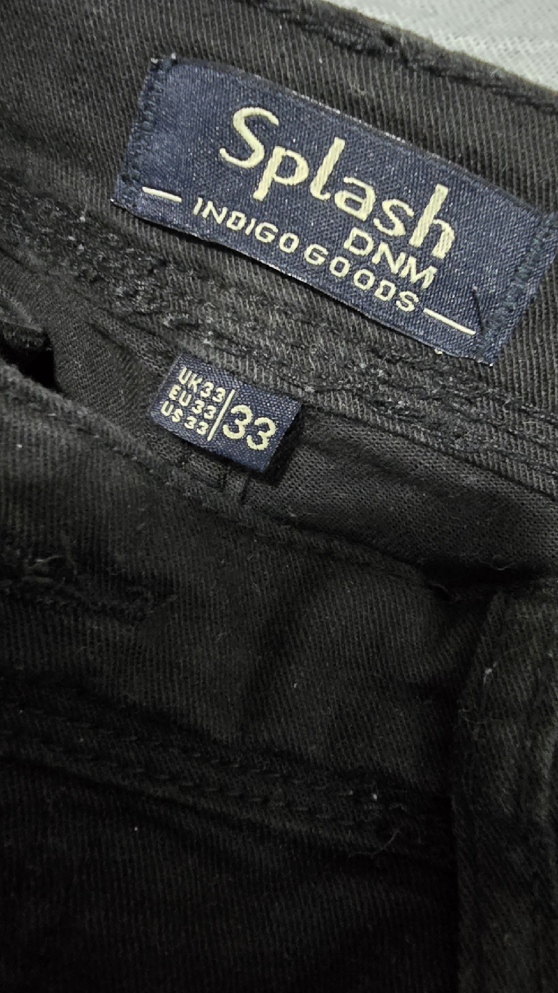 Denimation Splash Black Jeans - Size 33 - photo 3