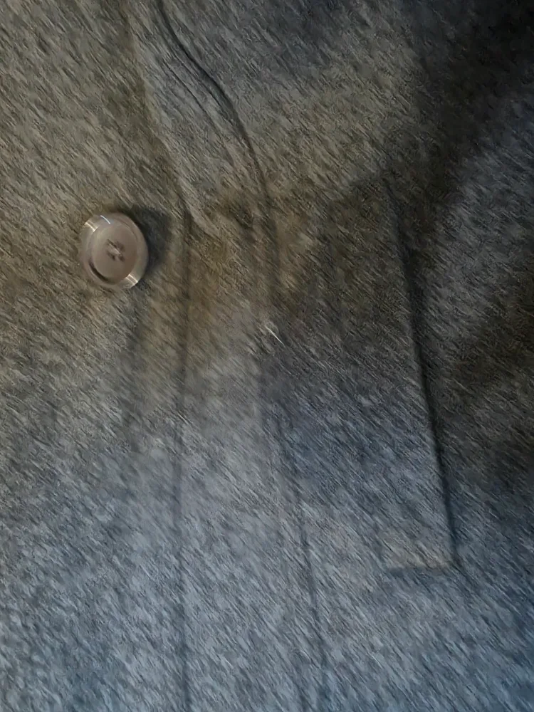 Lavender Hill Gray Wool Blend Peacoat - Size L image indicator(7)