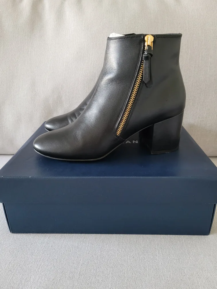 Cole Haan Saylor Grnd Bootie II - Size 8.5 - Black Leather thumbnail