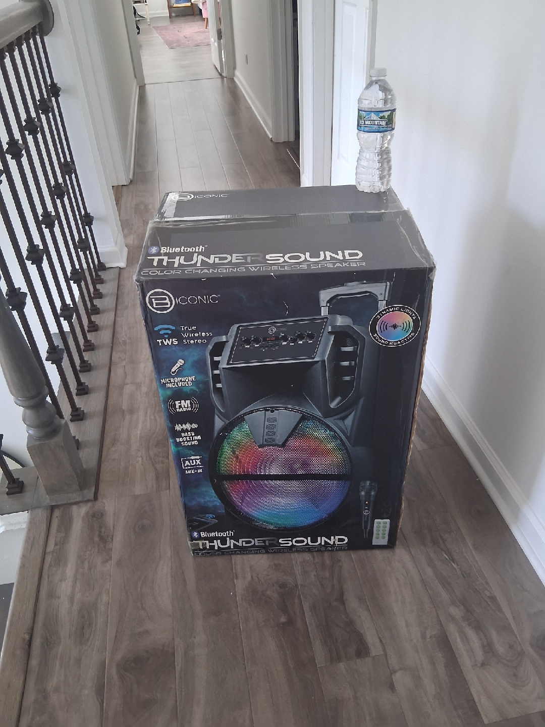 ICONIC Bluetooth Thunder Sound Color Changing Wireless Speaker