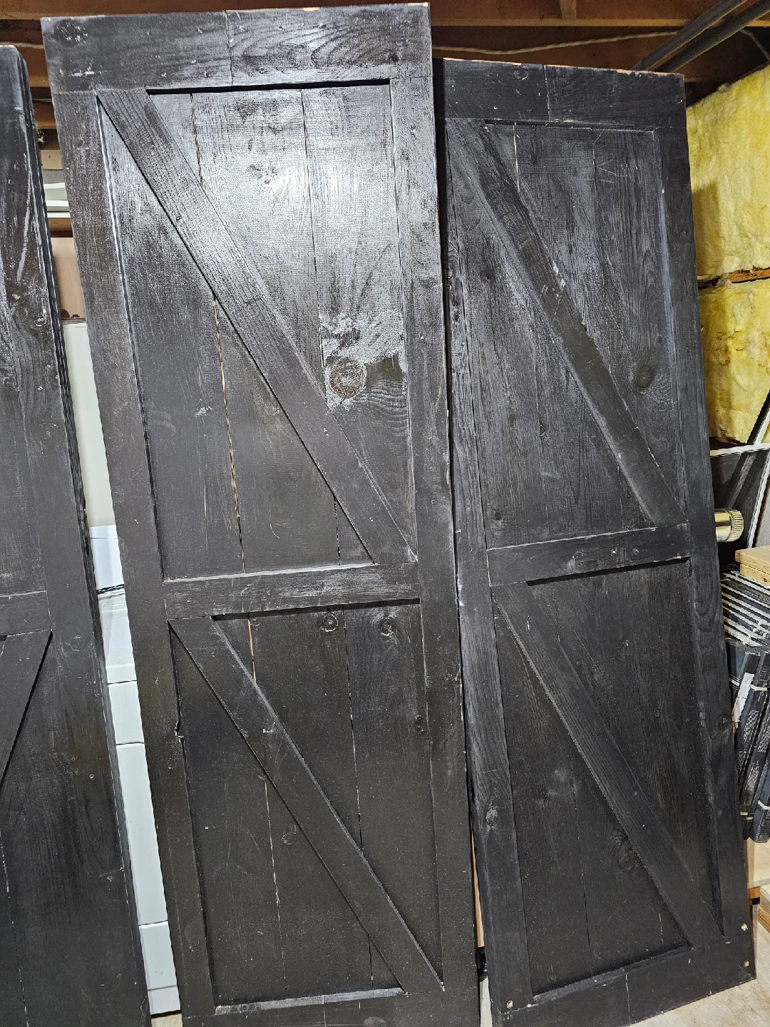 Black Wooden Barn Doors image indicator(6)