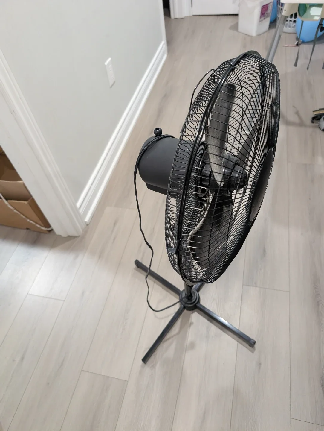 Black stand fan image indicator(2)