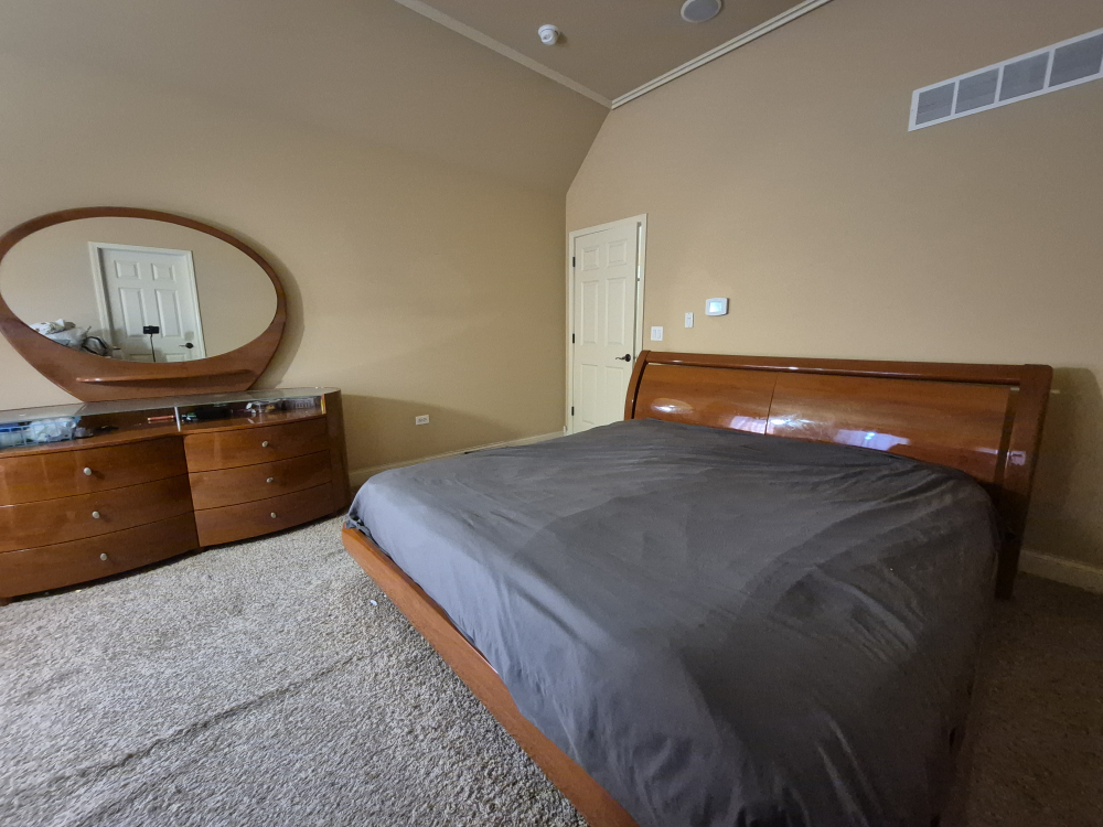 Bedroom Set - California King bed, Dresser and Mirror
