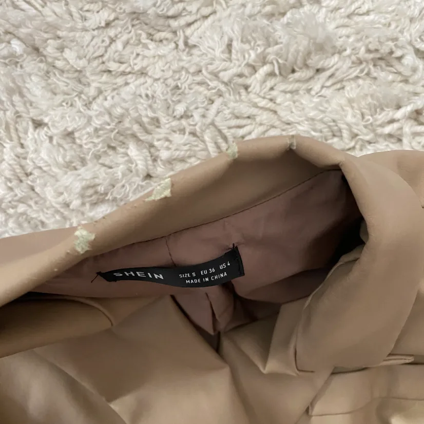 Chic Vegan Leather Jacket Size S image indicator(5)