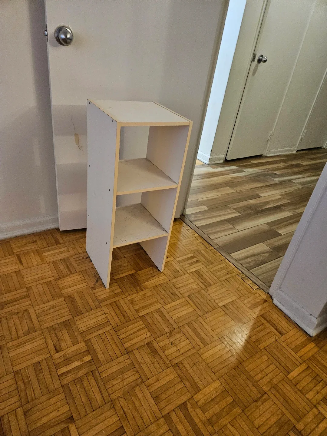 White 3-Shelf Bookcase thumbnail