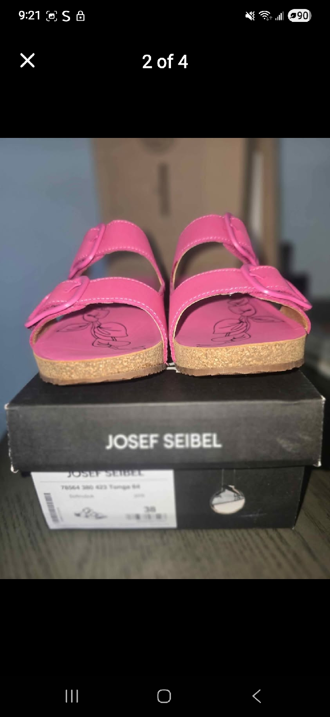 Josef Seibel Pink Sandals Size 38 - photo 2