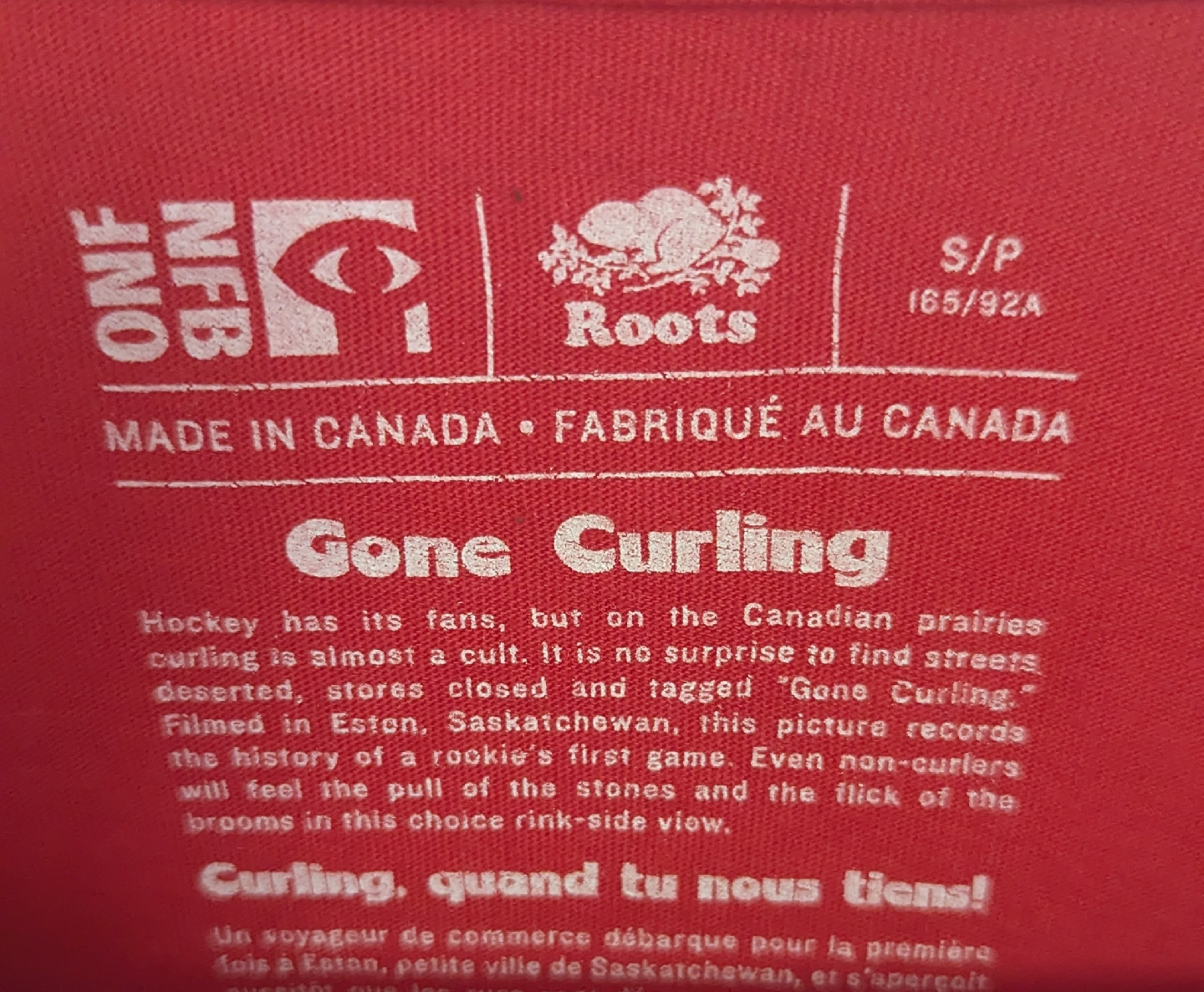 Brand New Roots x NFB Gone Curling Tee - Men's Size Small - photo 3