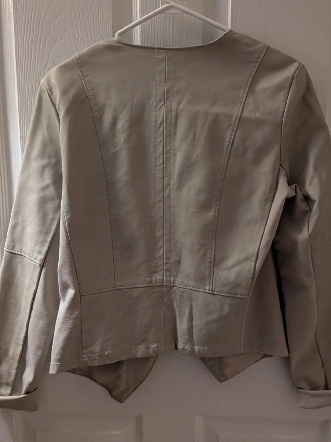 Dynamite Beige Faux leather Blazer - youth Size Large image indicator(2)