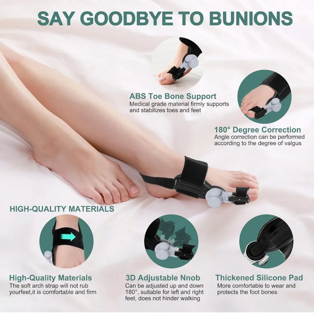 New Simpilos Bunion Corrector, Black image indicator(2)