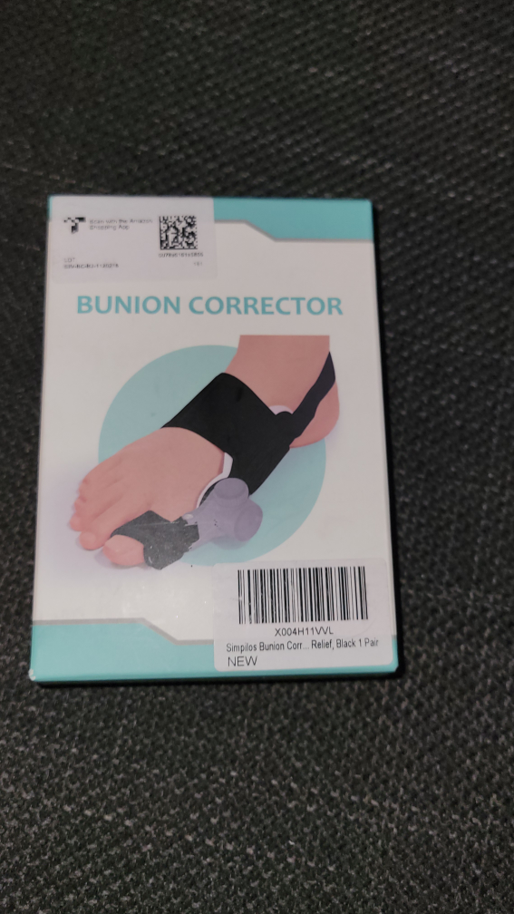 New Simpilos Bunion Corrector, Black - photo 4