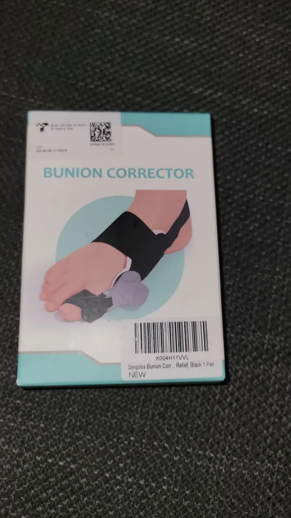 New Simpilos Bunion Corrector, Black image indicator(4)