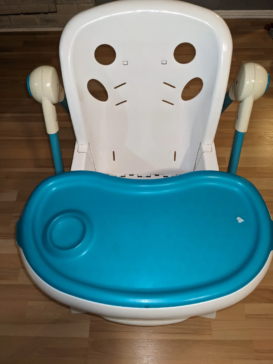 Baby High Chair - White & Blue image indicator(2)
