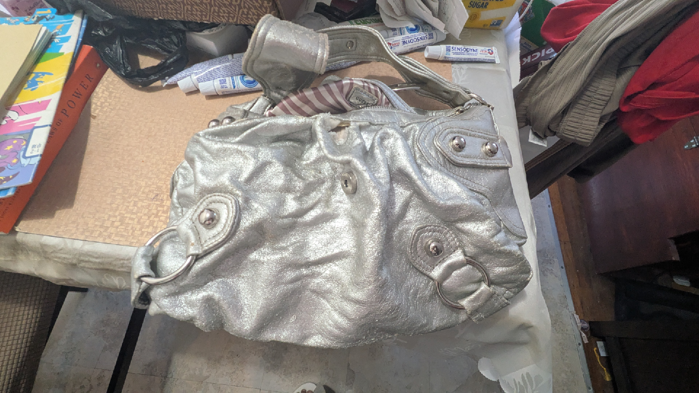 Guess Silver Purse