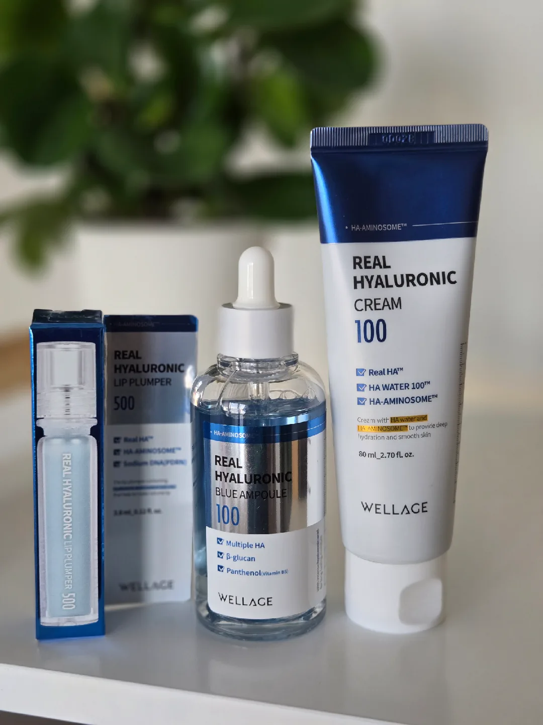 Wellage Real Hyaluronic Cream 100, Blue Ampoule, Lip plumper thumbnail