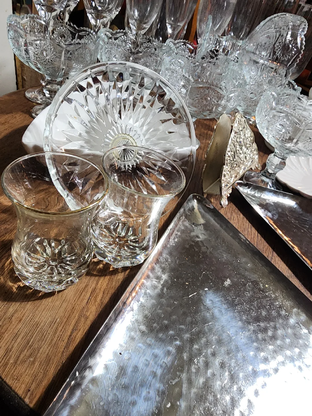 Crystal, Porcelain & Silver New & as new. PARTY ON!