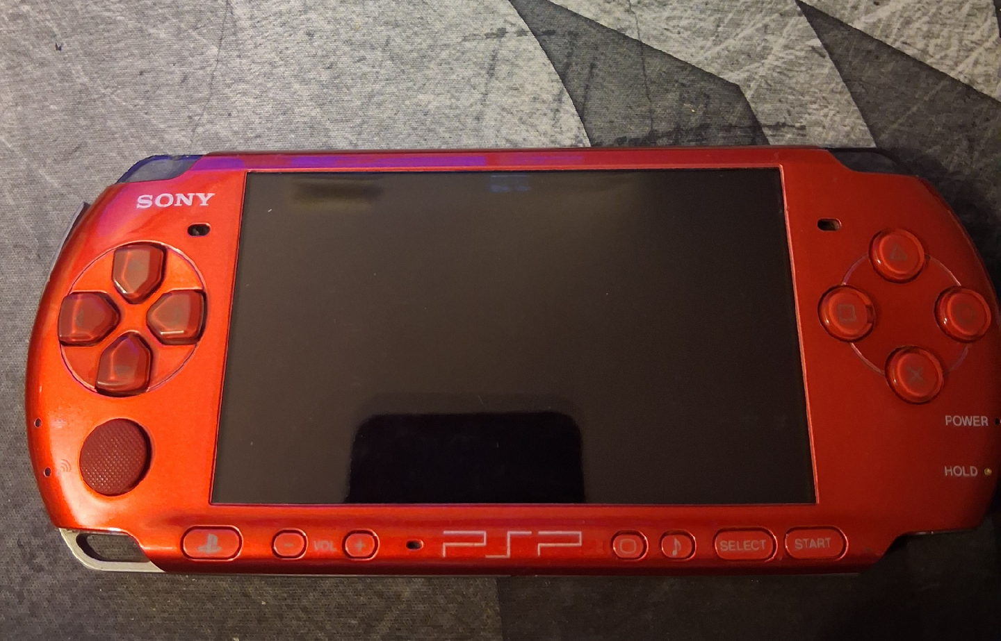 Sony PSP Red with 3 Games - photo 3