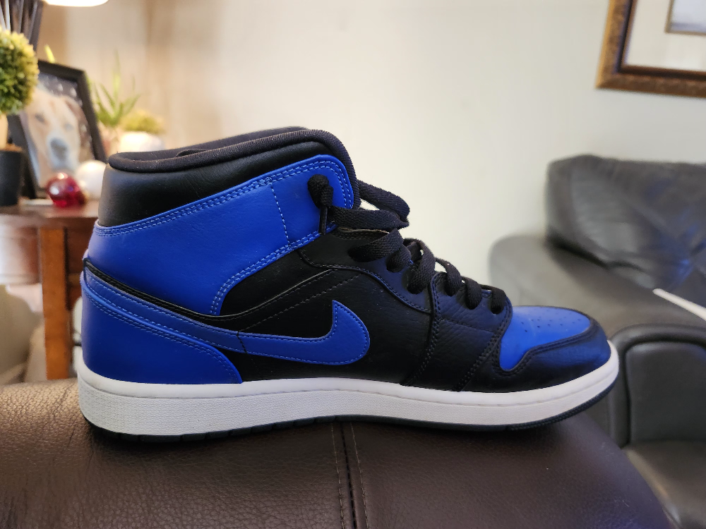 Nike Air Jordan 1 Low Black/Royal Blue - photo 2