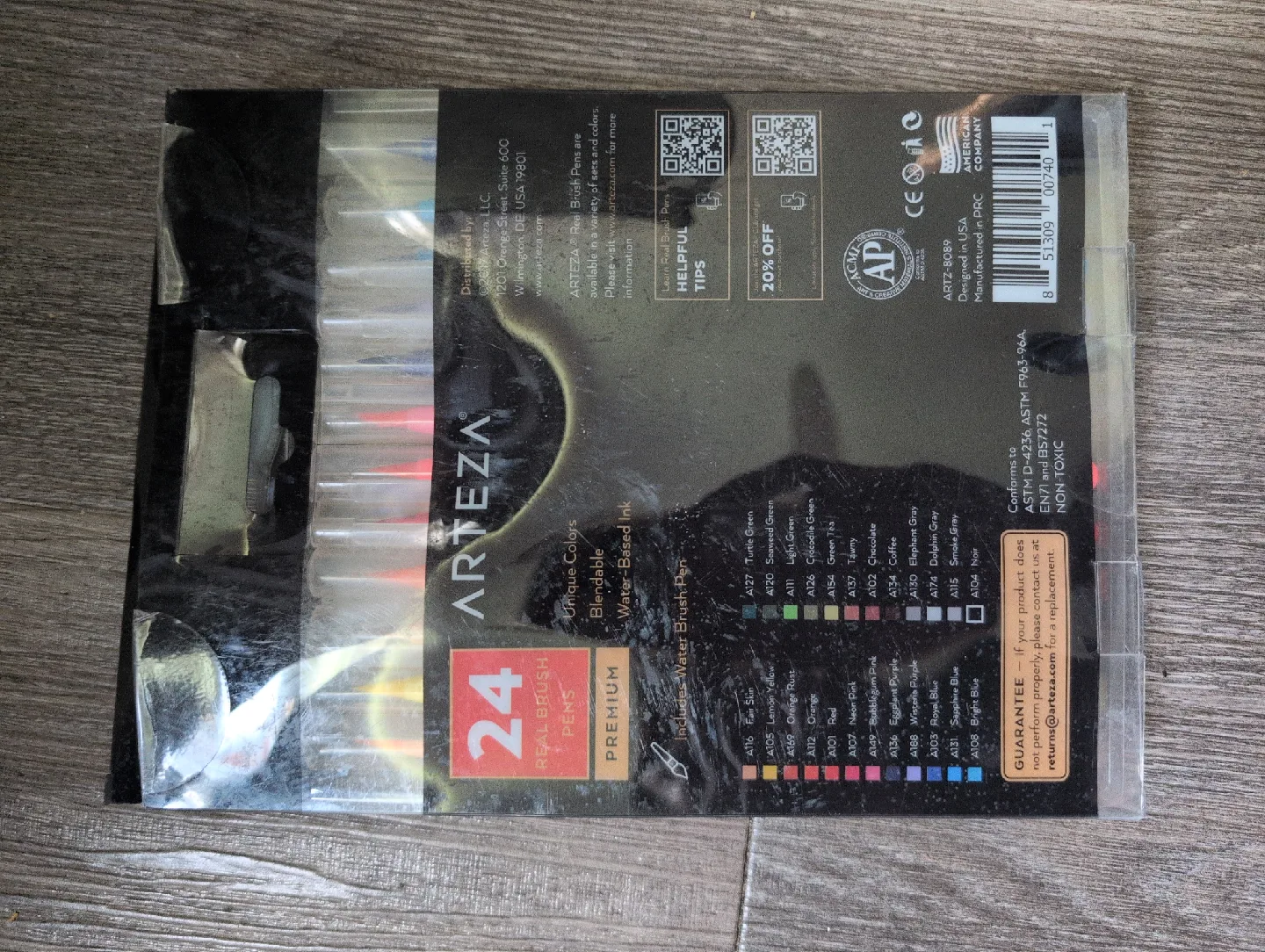 Arteza 24 Real Brush Pens - Premium Set image indicator(2)